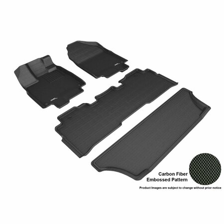 LASTPLAY Kagu Floor Mat for 2018 Honda Odyssey R1 R2 R3, Black LA3856853